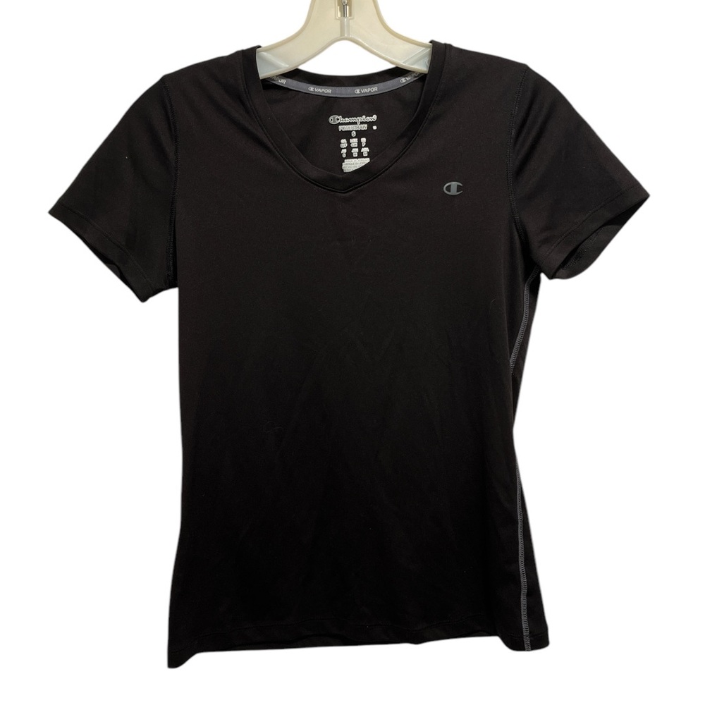 Champion Black Short Sleeve Tee